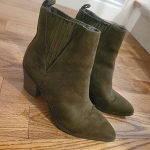Esprit Green Suede Boots
